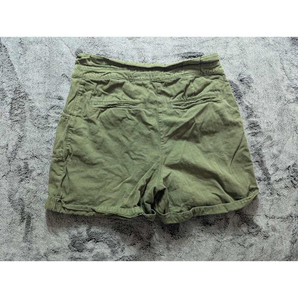 Anthropologie Casual Shorts W/ Belt Women's Size 28 Green - Picture 10 of 12